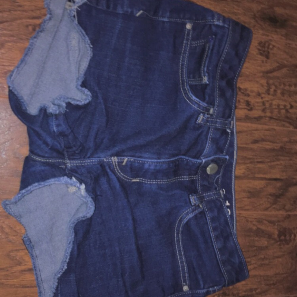 Blue jean shorts
